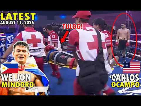 AUGUST 11, 2026 | WELJON MINDORO DILIKADO GANITO KALAKAS SI CARLOS OCAMPO , TULOG LUMABAS SA RING background