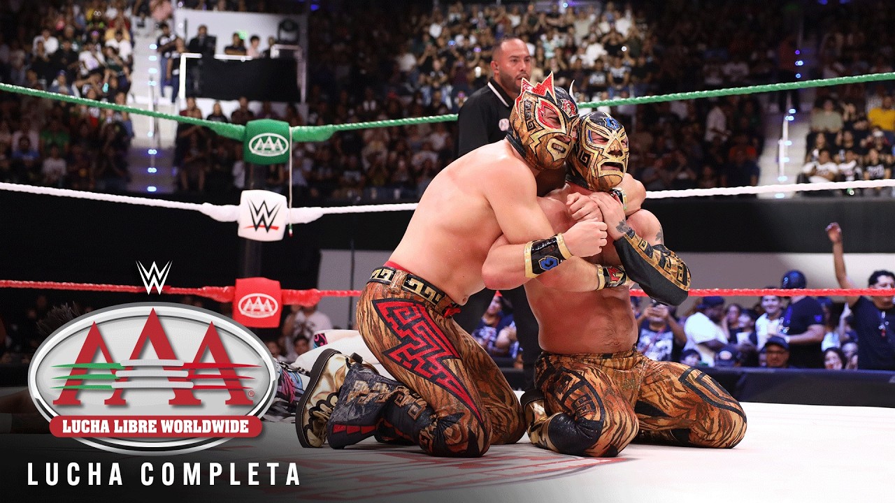 LUCHA COMPLETA: Psycho Circus vs. Los Americanos vs. Money Machine vs. LWO: Torreón highlights background