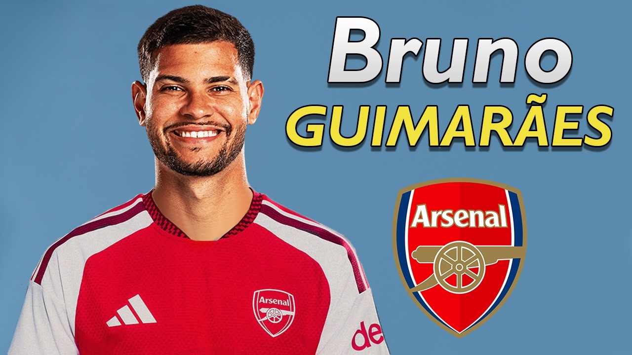 BRUNO GUIMARÃES ● Arsenal Transfer Target 2026 🔴⚪🇧🇷 Best Skills, Passes & Tackles background