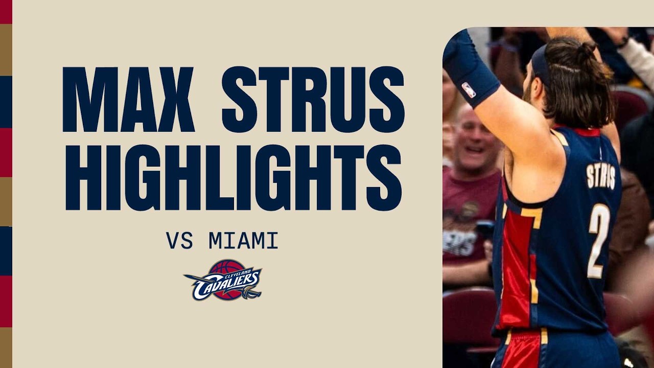 Cavs vs Heat | Max Strus Highlights | 03.27.2026 background