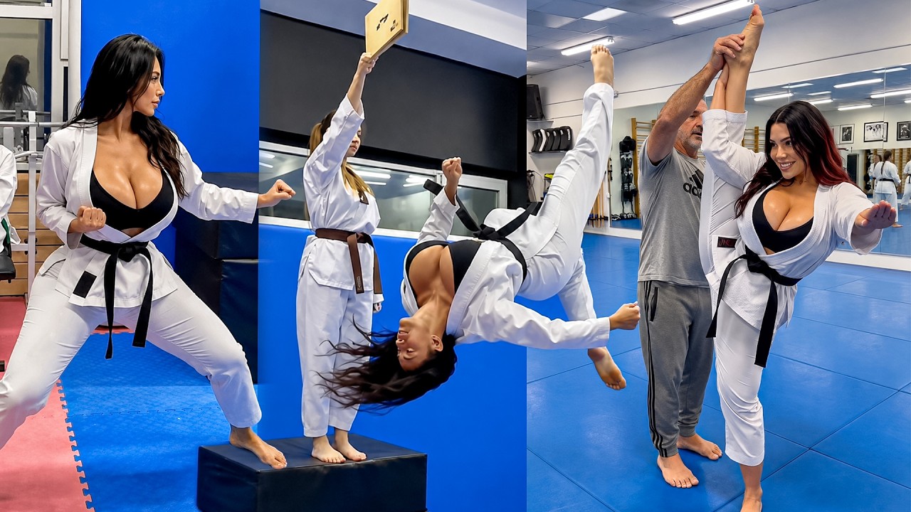 Unbelievable Martial Arts Training Incredible Challenge 🔥 Insane High Kick Training Ultimate Power background
