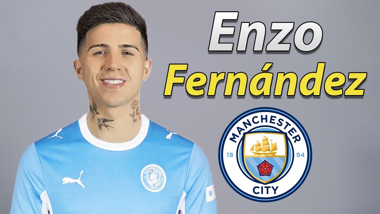 Enzo Fernández ● Welcome to Manchester City 2026 🔵🇦🇷 Best Goals, Skills, Tackles & Passes background