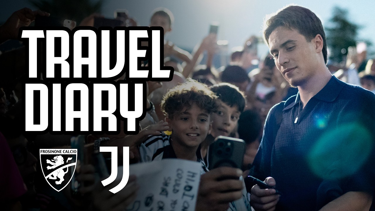 3 POINTS TO START THE JOURNEY! 🔥 Frosinone-Juventus Travel Diary background
