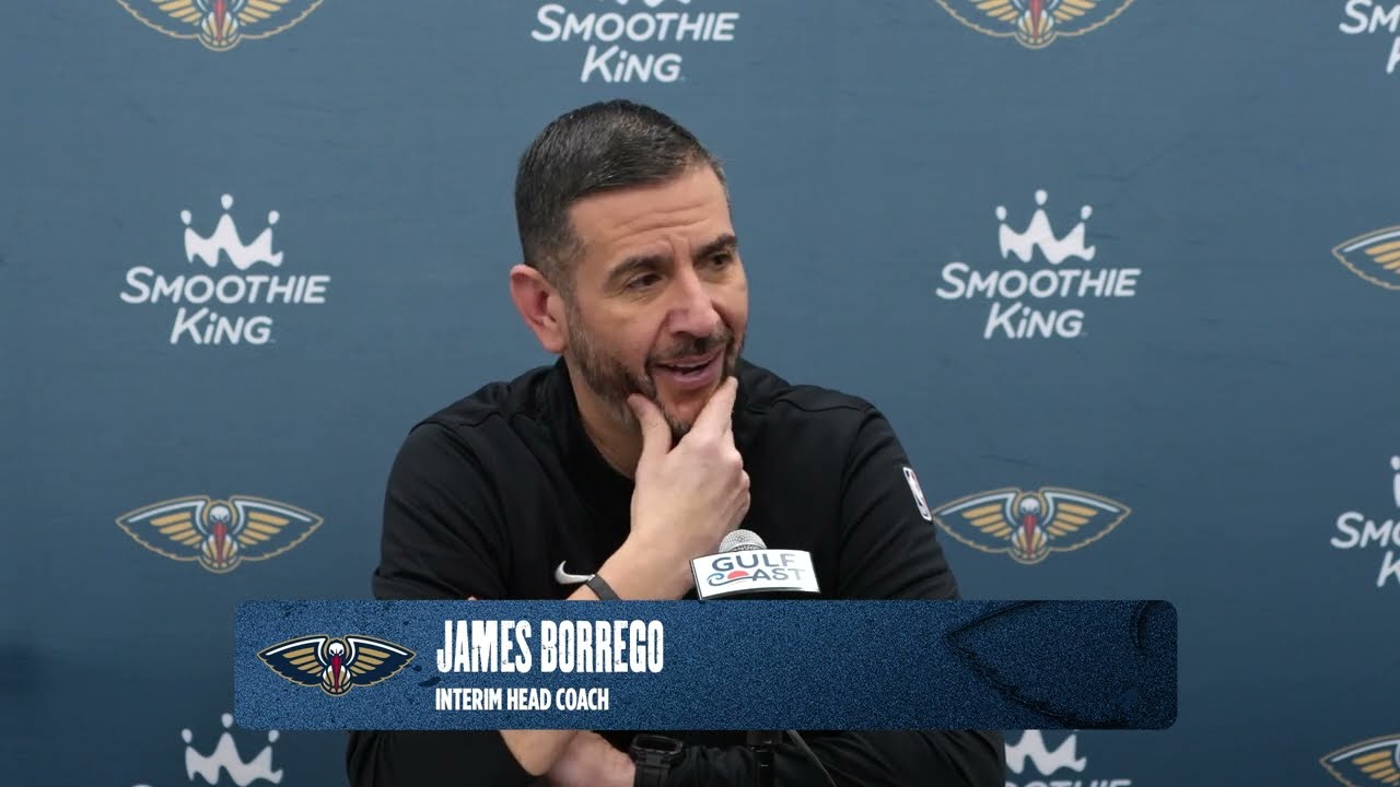 James Borrego | Pelicans-Suns Postgame Interview 3/6/2026 background