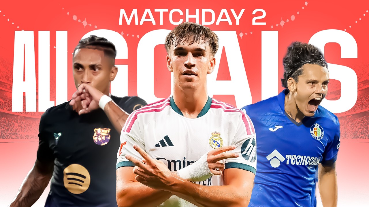 TODOS los GOLES de la JORNADA 2 de LALIGA EA SPORTS 2026/27 background