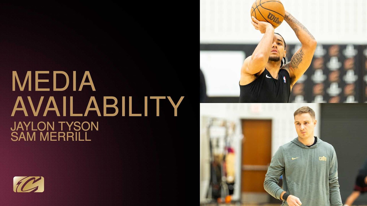 Cavs Shootaround | Jaylon Tyson & Sam Merrill Media Availability | 04.20.2026 background