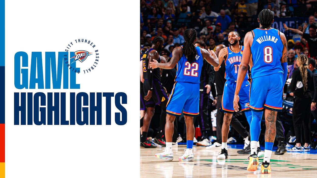 OKC Thunder vs Los Angeles Lakers | Game Highlights | April 2, 2026 background