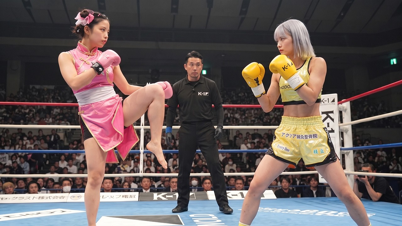 The Most Adorable Female Fighter In The World... Until She Starts Fighting background