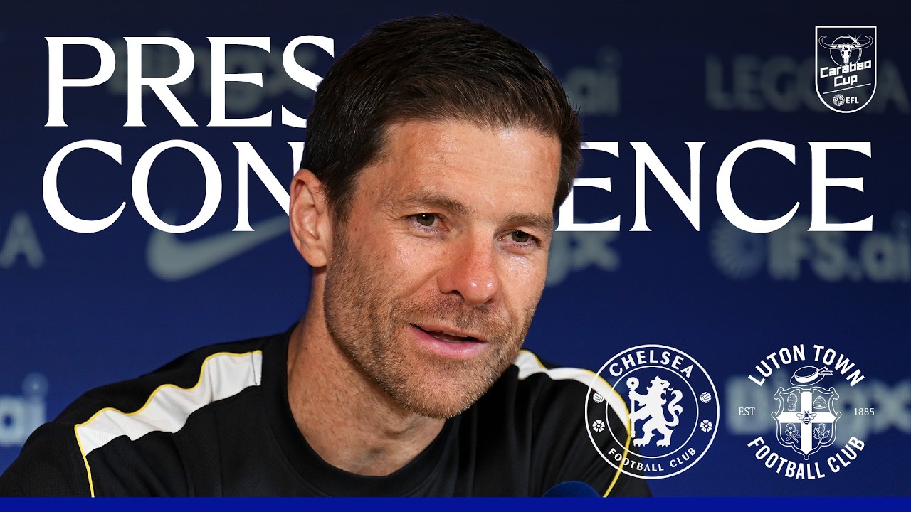 Alonso Press Conference | Chelsea vs Luton Town | Carabao Cup 2nd Round | 26/08/26 | CFC 26/27 background