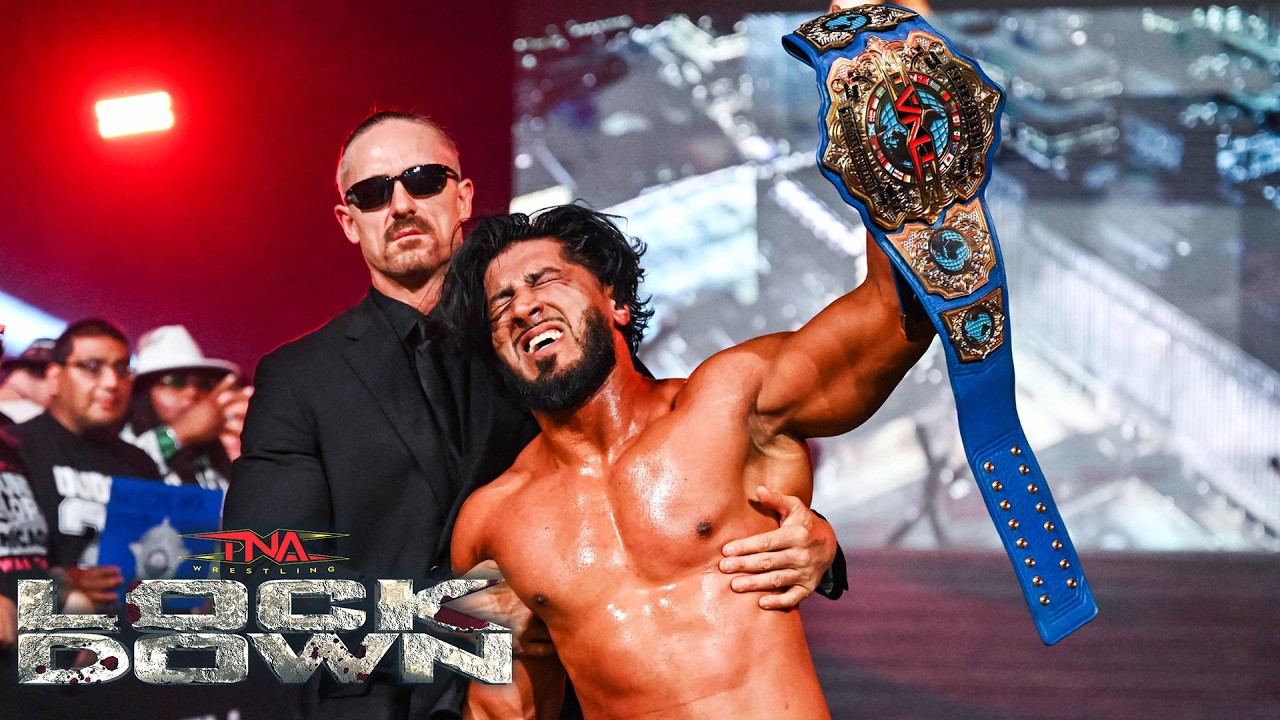 Mustafa Ali WINS TNA International Title | TNA Lockdown 2026 Highlights background