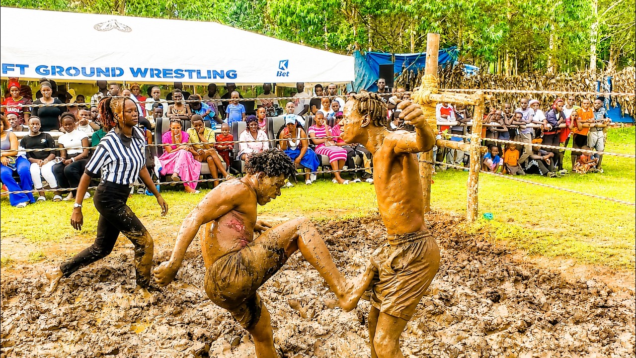 Streamers vs Nagutti! Most Brutal Match, Soft Ground Wrestling Uganda background