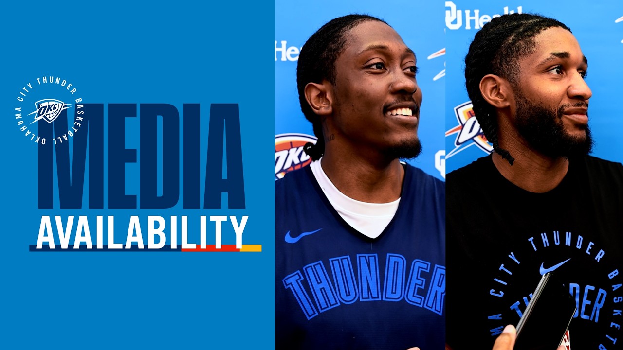 Practice Media Availability | Jalen Williams and Isaiah Joe | NBA Playoffs | April 14, 2026 background