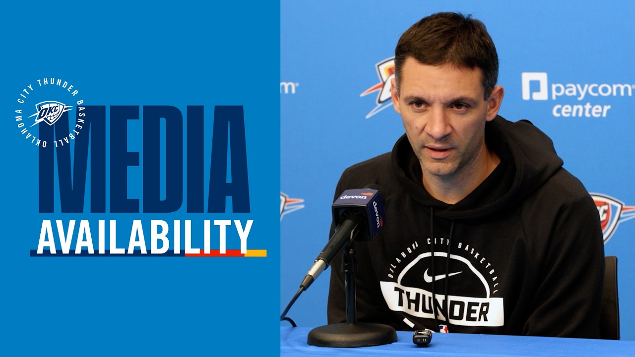 Coach Daigneault | Postgame Media | April 12, 2026 background