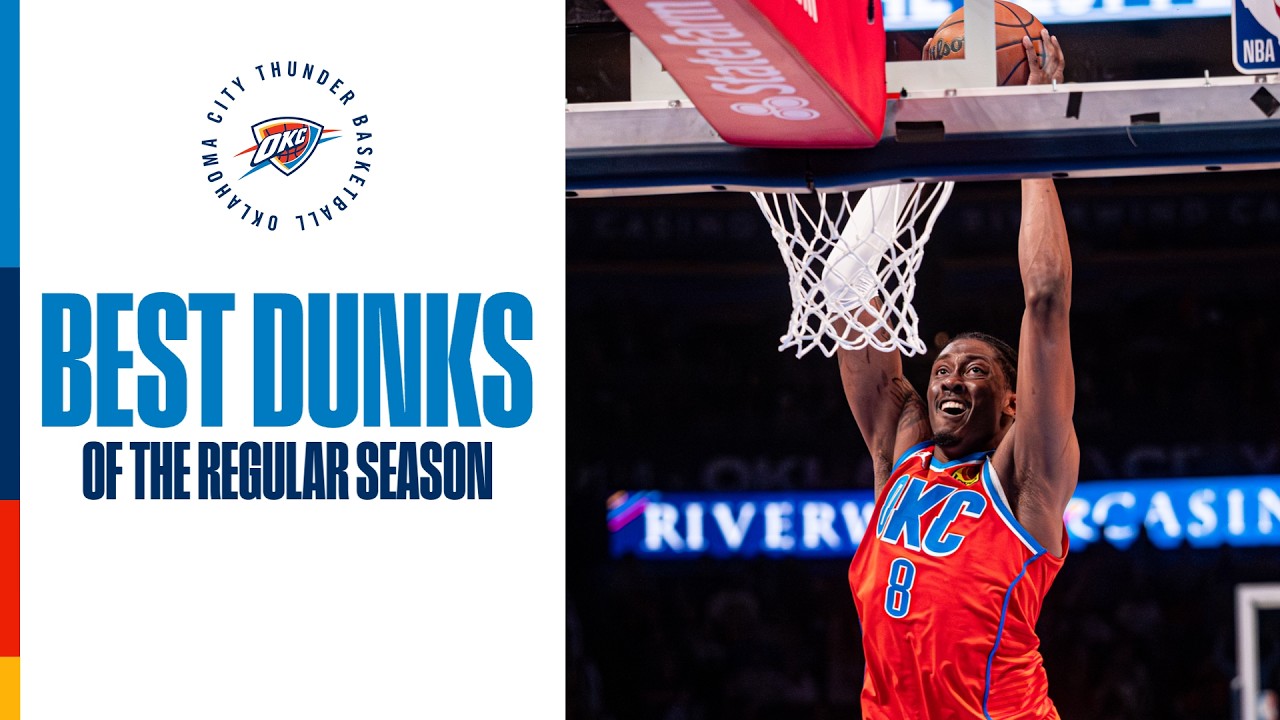 One Hour of the Best Dunks of the 2025-26 NBA Regular Season | OKC Thunder background
