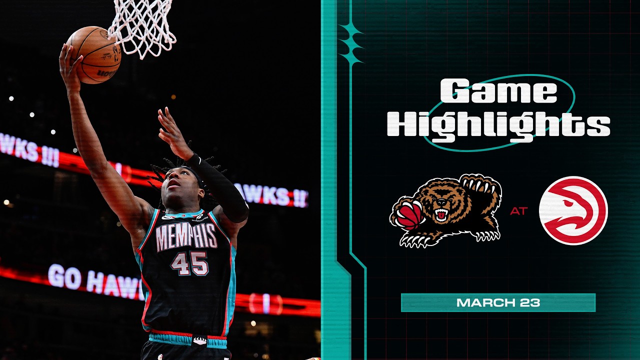 Memphis Grizzlies Highlights vs Atlanta Hawks (3/23/26) background