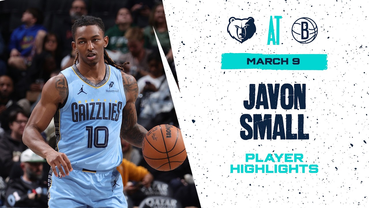 Javon Small Highlights vs. Brooklyn Nets (3/9/26) background