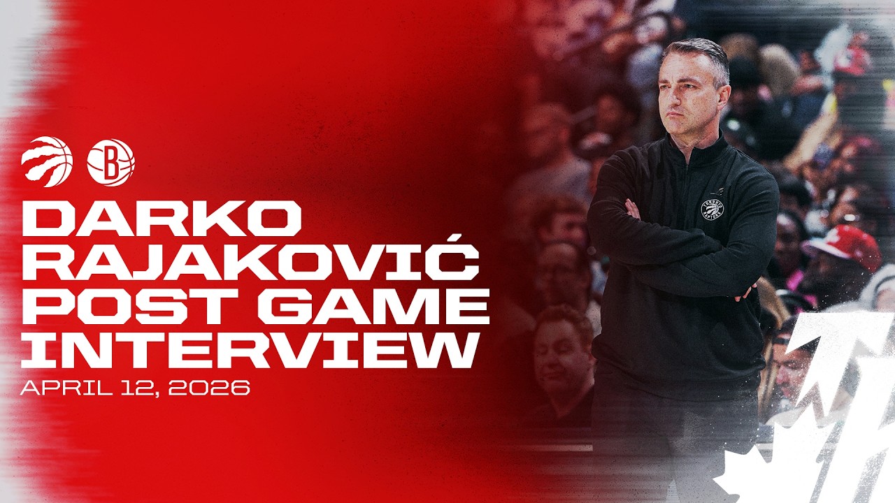 Darko Rajakovic | Post Game vs Nets | April 12, 2026 background