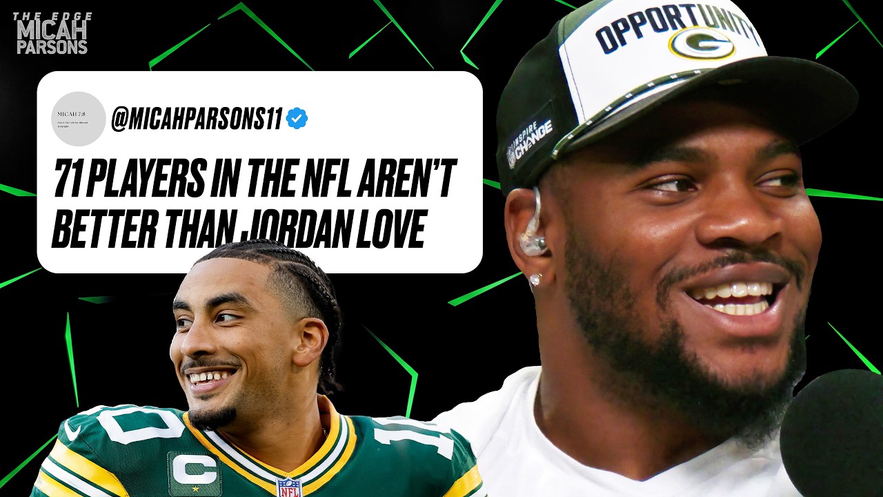 Micah Parsons Says Jordan Love Ranked TOO LOW in NFL Top 100, DEBATES Top 5 NFL Defenses background