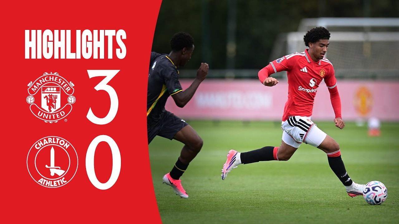 Man Utd 3-0 Charlton | U18s | Academy Highlights background