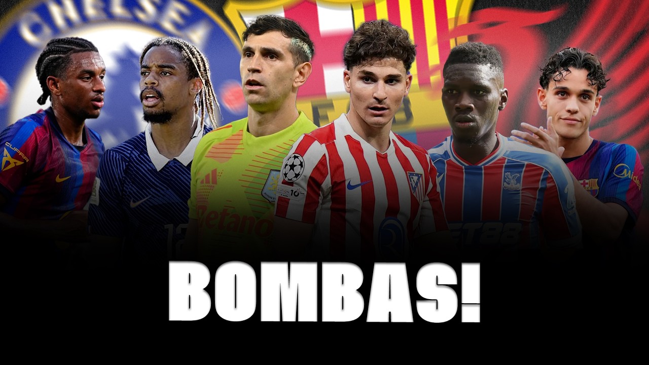 🚨💣 £50M BID! BOMBA DIBU! JULIÁN WAR! BARÇA-UNITED: BALDE DECISION, TWO OUT! BARCOLA, SARR, CASADÒ… background