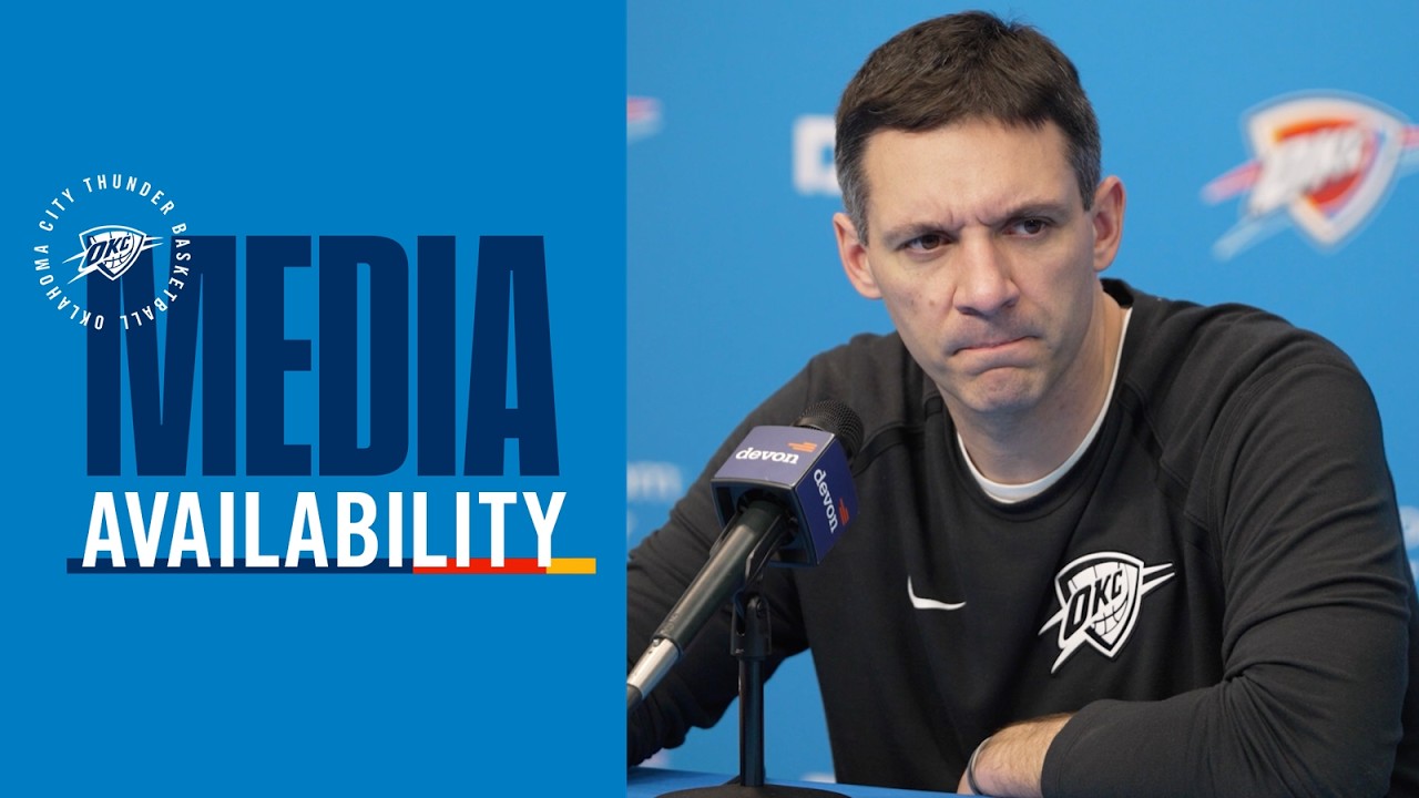 Coach Daigneault on playing tough and Hartenstein's impact | Postgame Media | March 15, 2026 background