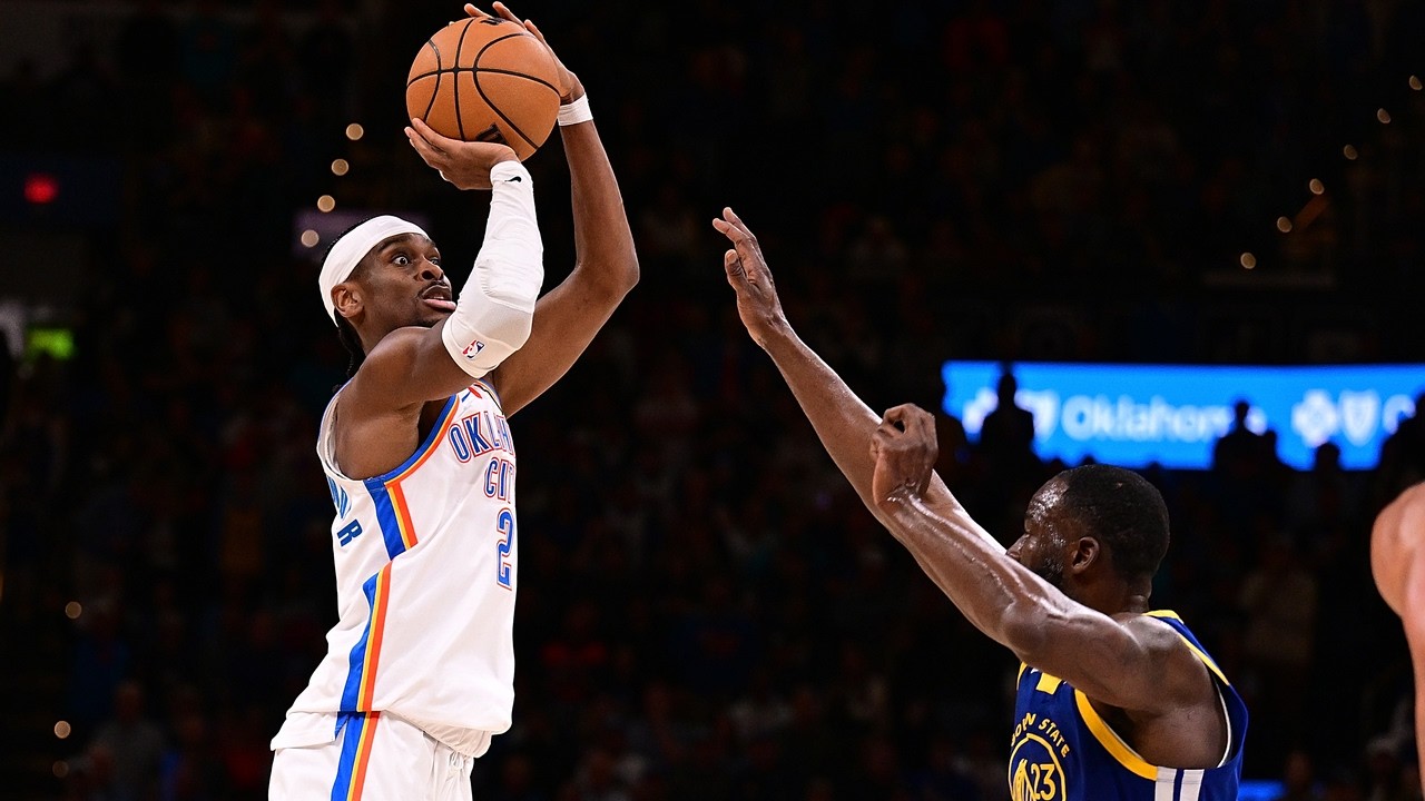 Top Plays From OKC’s 50th Win of the Season Against Warriors | March 7, 2026 | OKC Thunder background