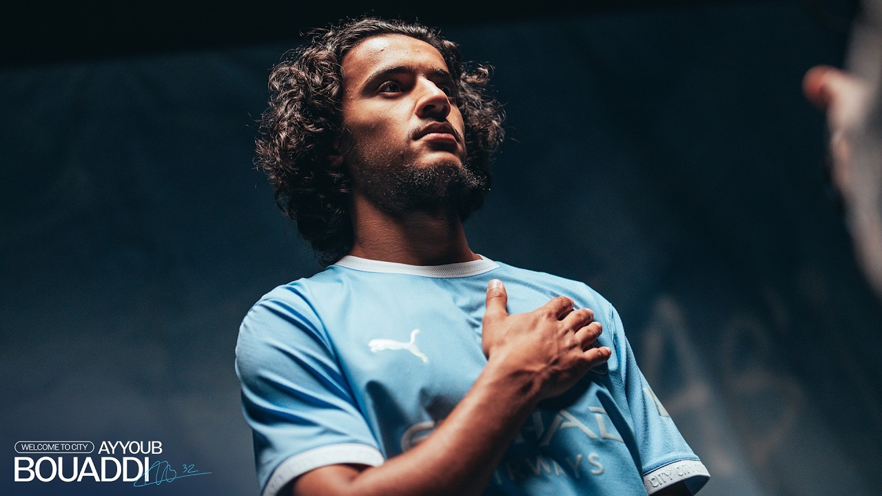 Ayyoub Bouaddi First Interview | Welcome to Manchester City! ✍️ background