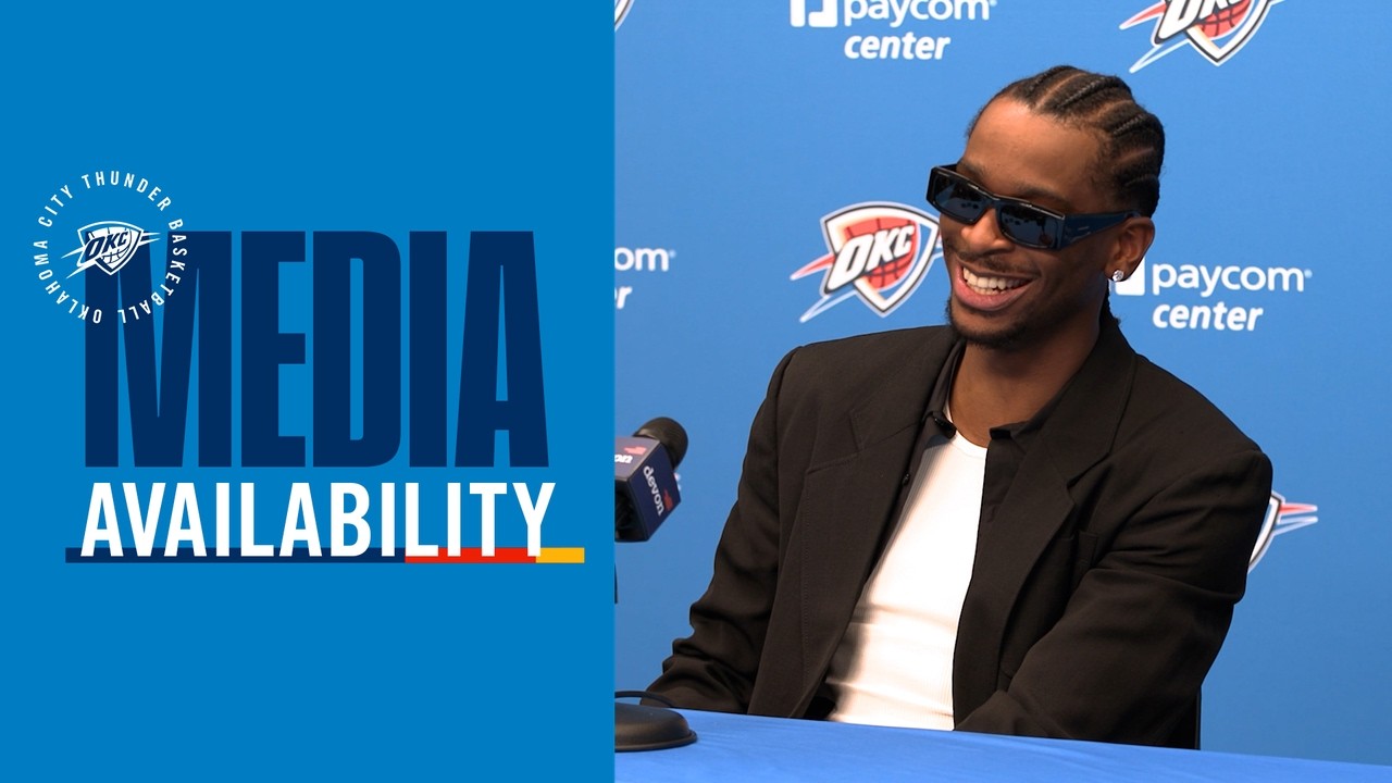 Shai Gilgeous-Alexander on Executing in the Clutch | Postgame Media | March 30, 2026 background