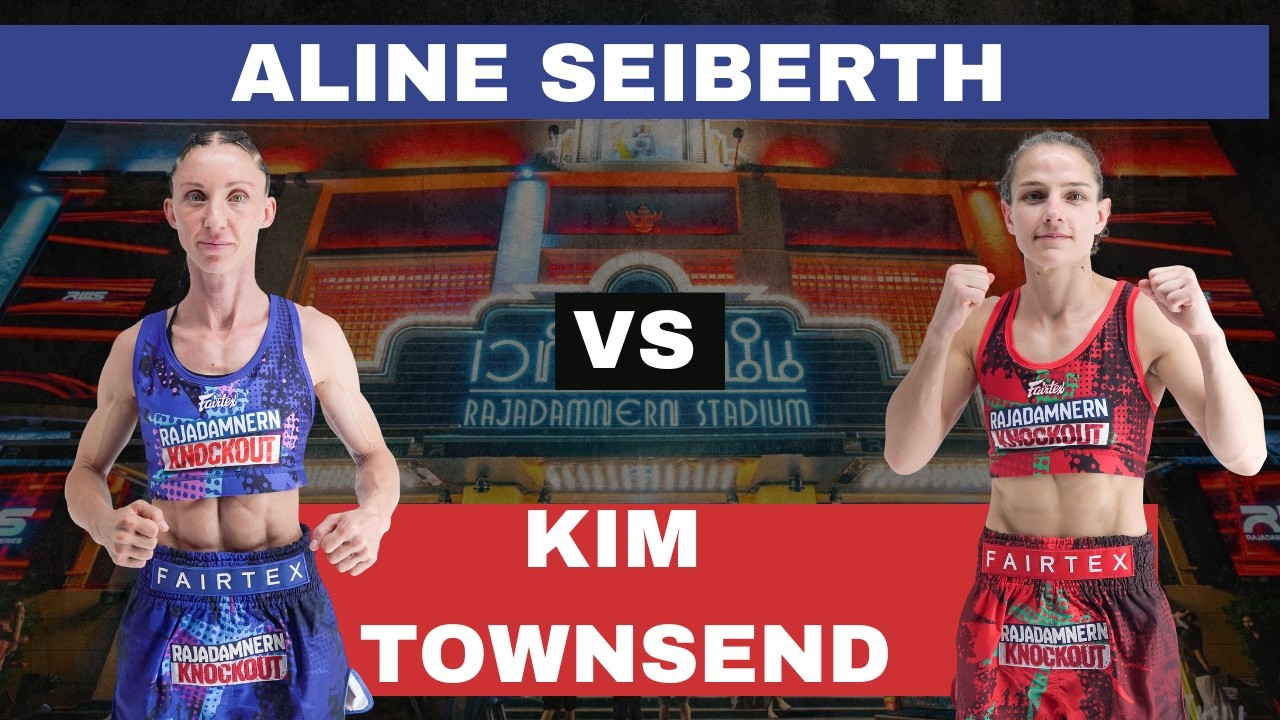 Kim Townsend vs Aline Seiberth Highlights WBC Muay Thai Title Highlights background