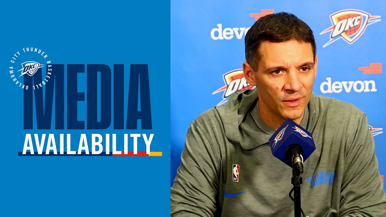 Coach Daigneault | Postgame Media | April 10, 2026 background