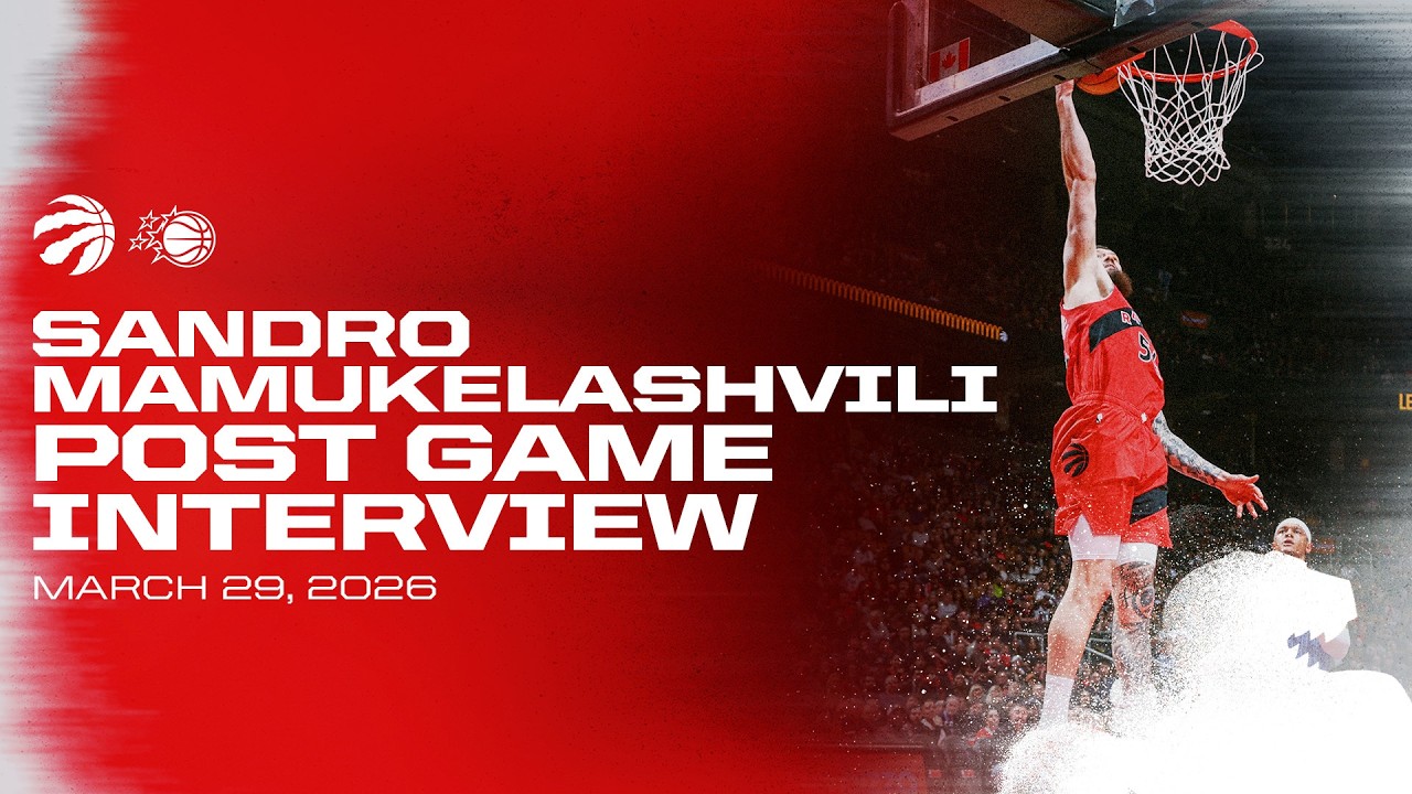 Sandro Mamukelashvili | Post Game vs Magic | March 29, 2026 background