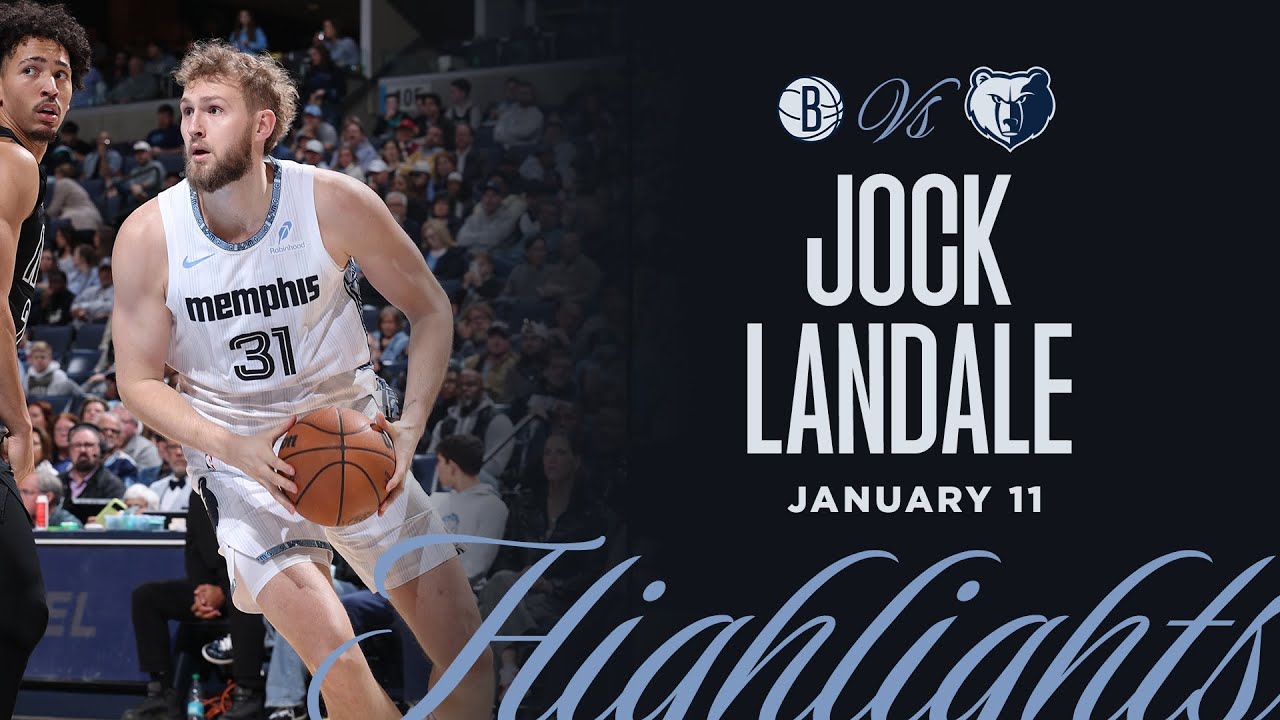 Jock Landale Highlights vs. Brooklyn Nets background
