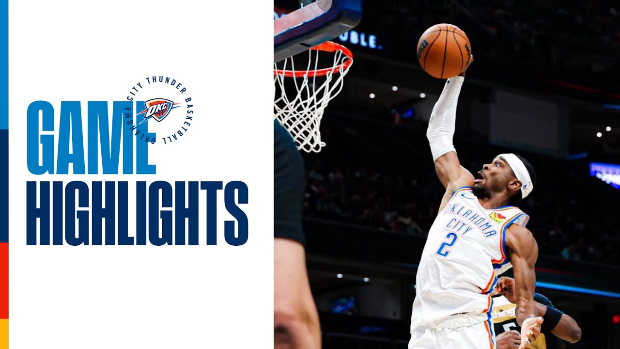 OKC Thunder at Washington Wizards | Game Highlights | March 21, 2026 background