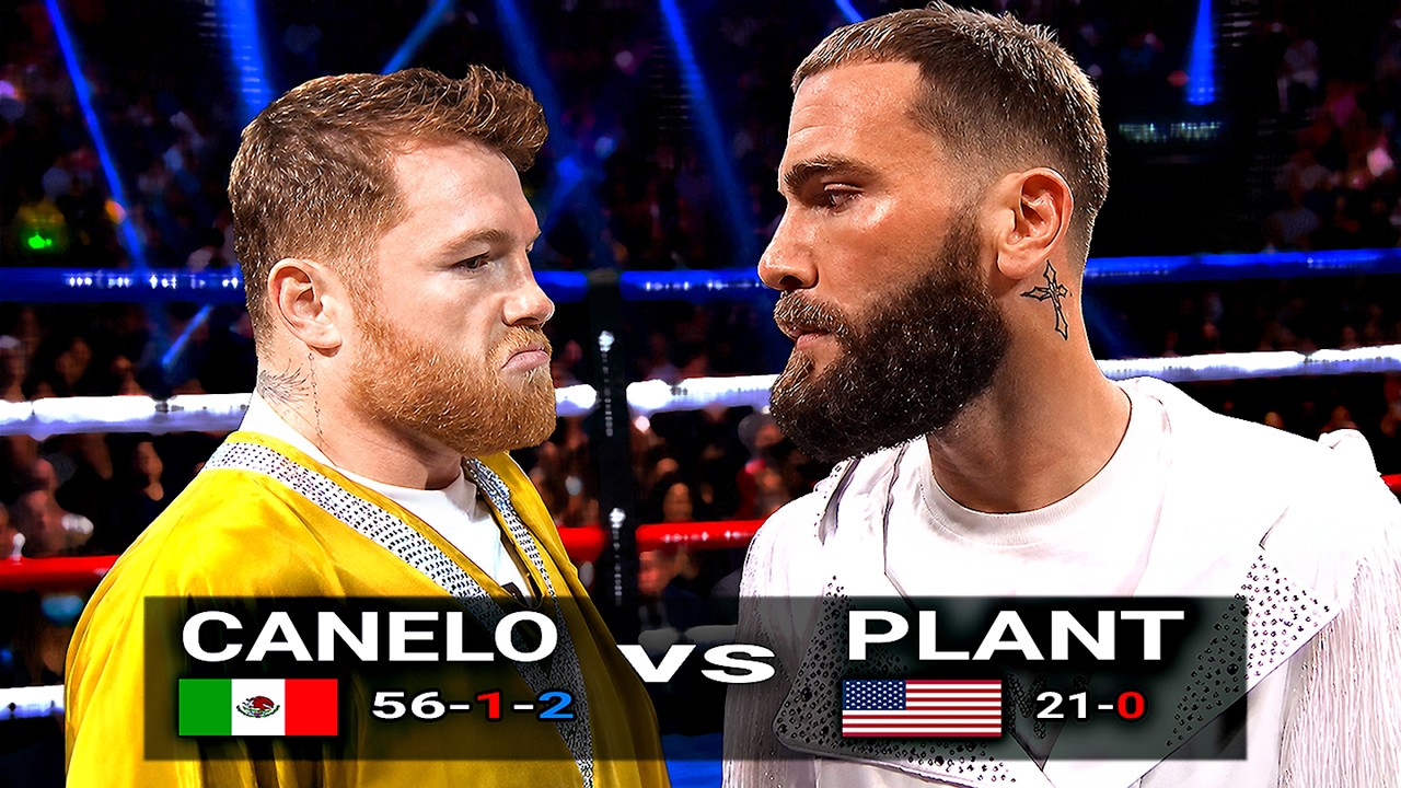 Canelo Alvarez (Mexico) vs Caleb Plant (USA) | KNOCKOUT, Boxing Fight Highlights HD background