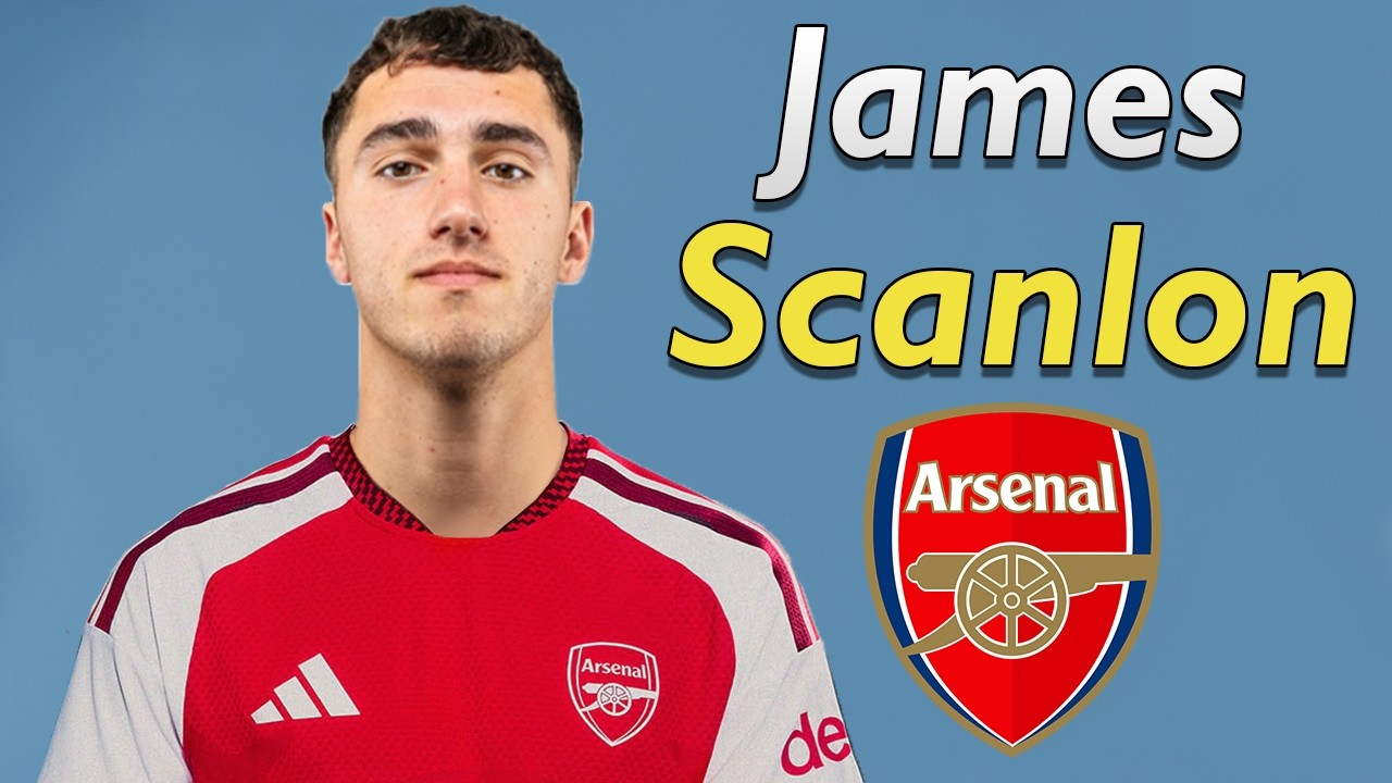 James Scanlon ● Welcome to Arsenal 2026 🔴⚪🇬🇮 Best Goals, Skills & Assists background
