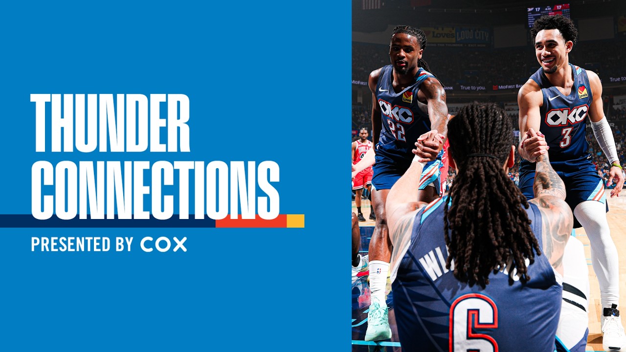 Watch the Thunder's Top Assists From March | Thunder Connections Presented by COX background