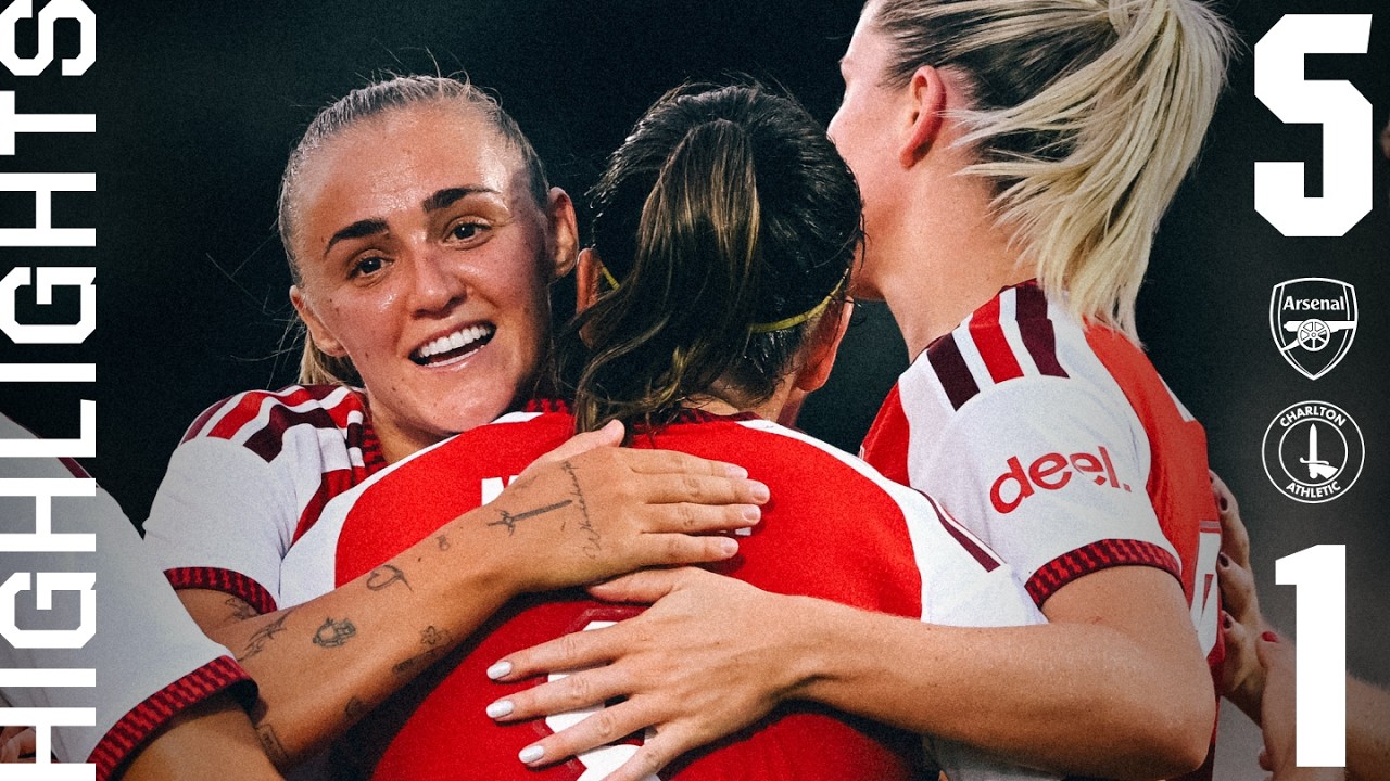 WONDER GOALS GALORE 💥 | HIGHLIGHTS | Arsenal Women vs Charlton Athletic (5-1) | Pre-season background