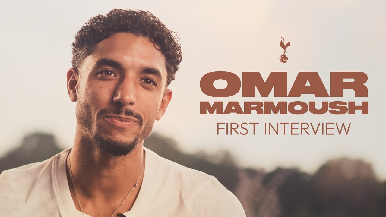 Omar Marmoush's first Spurs interview! 💬 background