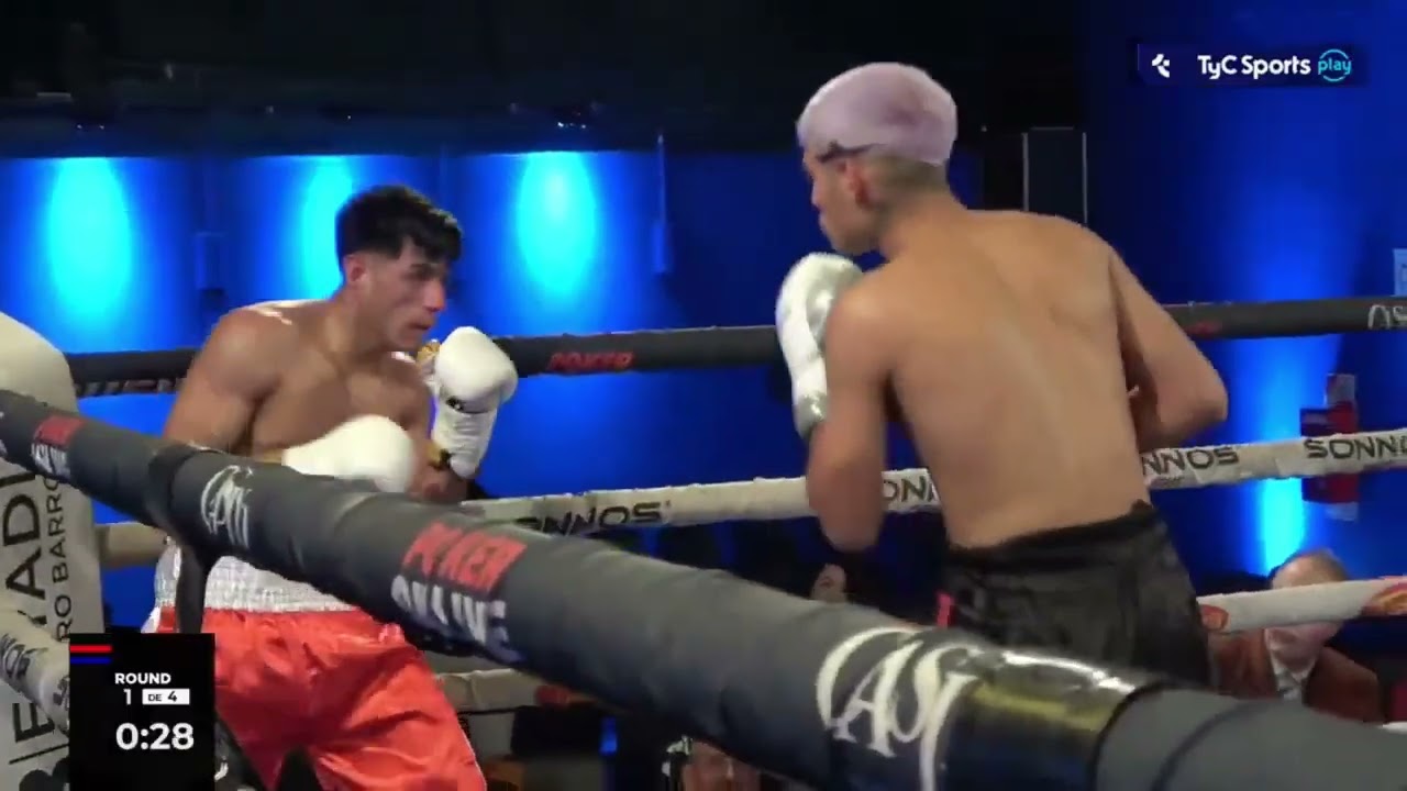 Damián González vs. Pedro Bustos - Boxeo de Primera Promocional - TyC Sports background