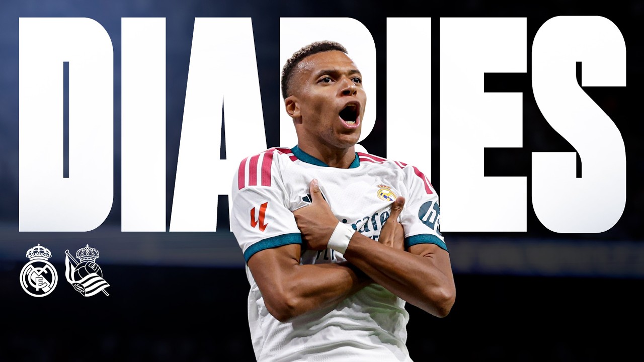 🔥 MBAPPÉ HAT-TRICK & CUCURELLA HOMAGE AT THE BERNABÉU! | Real Madrid 4-1 Real Sociedad background