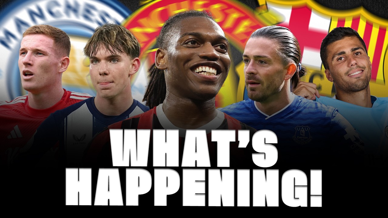 🚨 LEÃO DEAL, ANDERSON BATTLE TRUTH! MAN CITY ATTACK, NEW GEM, GREALISH TALKS ON, REAL AND RODRI… background