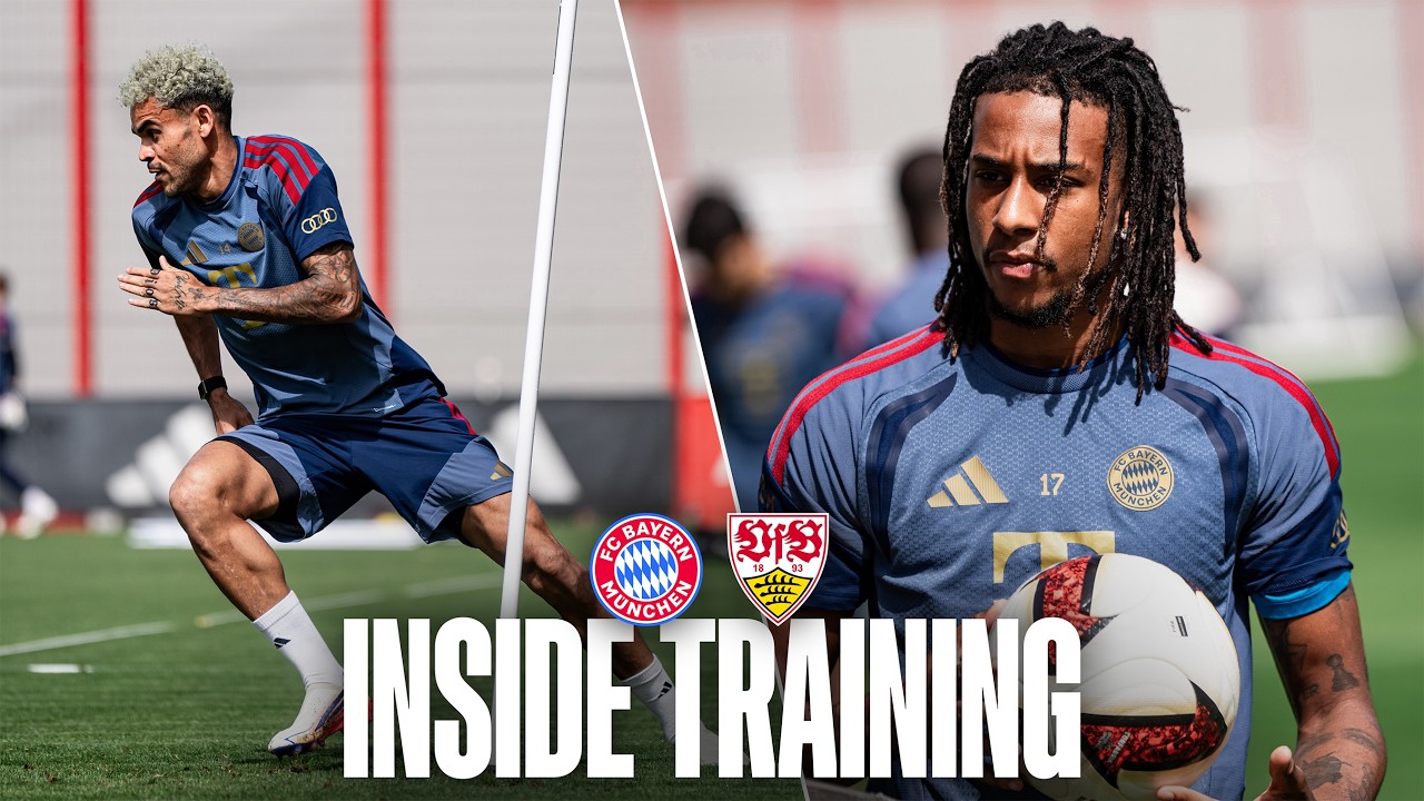 The final session before the Bundesliga opener vs. Stuttgart! 🔴⚪ | Inside Training background