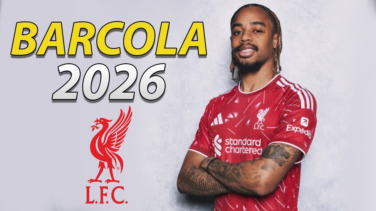 Bradley Barcola ● Welcome to Liverpool 2026 🔴🇫🇷 Best Goals, Dribbling Skills & Assists background