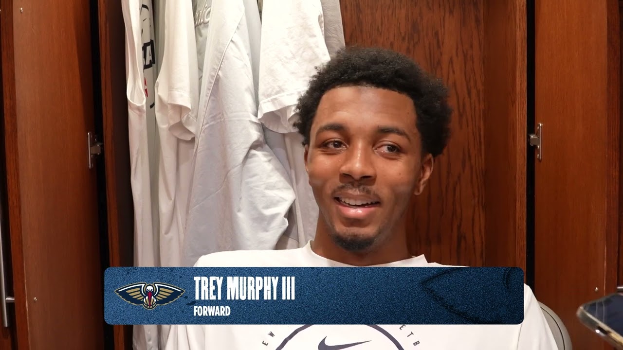 Trey Murphy III | Pelicans-Clippers Postgame Interview 3/19/26 background