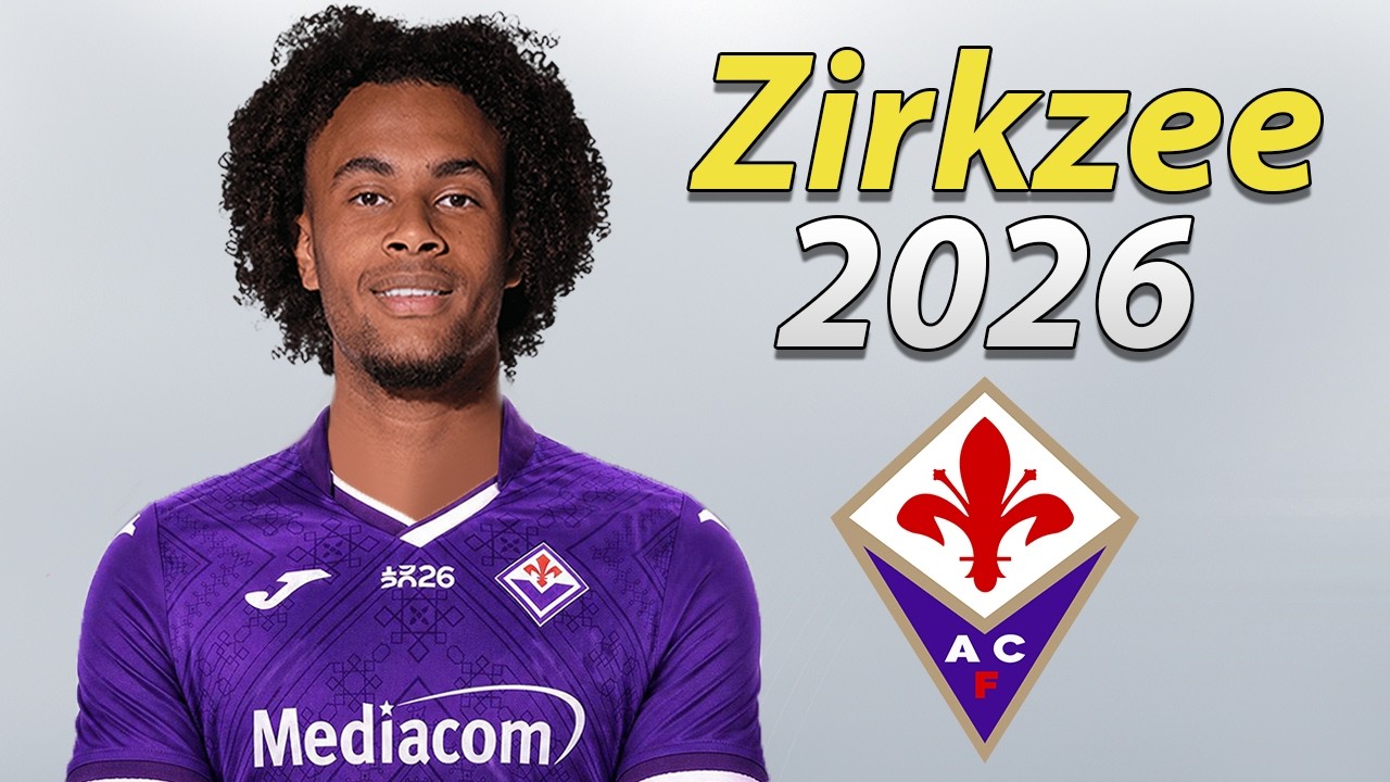JOSHUA ZIRKZEE ● Welcome to Fiorentina 2026 🟣🇳🇱 Best Goals & Skills background
