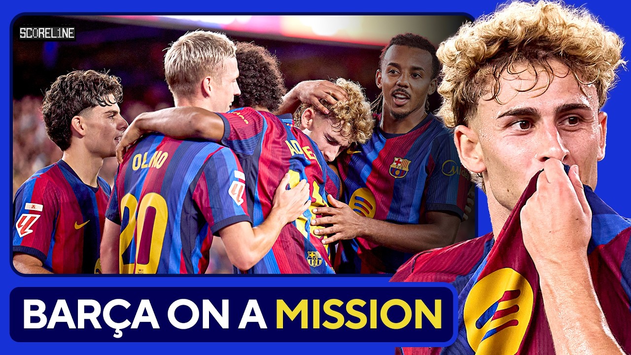 FC Barcelona RELENTLESS in 2-0 win vs. Athletic Club background