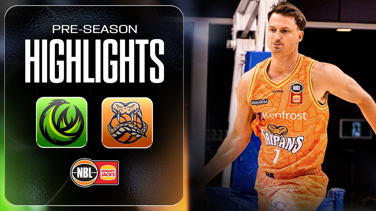 South East Melbourne Phoenix vs. Cairns Taipans - Game Highlights - Pre-Season, NBL27 background
