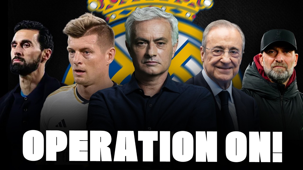 🚨💣 MOURINHO BOOM! KROOS, KLOPP, ARBELOA TO GO, HIGH TENSION, FLORENTINO PEREZ BUTTON… background