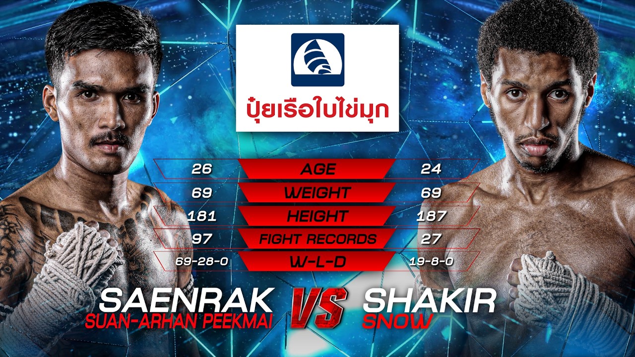 Saenrak Suan-Arhan Peekmai vs. Shakir Snow | THAI FIGHT LEAGUE 110 | 16 August 2026 background