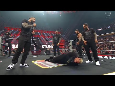 Jacob Fatu ataca a Solo Sikoa por orden de Roman Reigns - WWE Raw 17/08/2026 (En Español) background